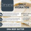 Sinarie Emulsified Body Butter - Luxurious Moisturizing Lotion with Shorea, Squalane, Coconut Oil & Kokum Butter, 4 oz (4 oz., Eira - Unscented)