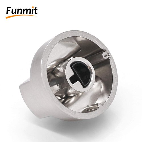 Funmit 811195 Wolf Hood Knob Compatible with Sub-Zero Wolf Range 1543418 1663418 l282212I P1363418 Replaces 805328 KIP5D44 5D44 (2 Pack)