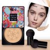 Mushroom Head Air Cushion CC Cream Foundation, Beauty Cream Exo Too BB Cream, Moisturizing, Long Lasting, Matte Concealer, Light Weight, WaterProof Liquid Foundation with 2PCS Mushroom Head