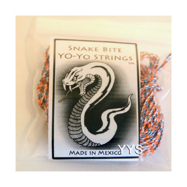 Snake Bite Yo-Yo Strings - 100% Polyester multi-color Strings- Coral Snake by Snakebite
