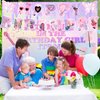 Music Birthday Party Decorations - Singer Happy Birthday Banner, 'ITS ME' Backdrop, Cake, Cupcake Toppers, Hanging Swilrs, Balloons for Fans Music Theme Party Supplies