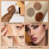 BEFIVECOK Liquid Contour Stick Makeup - Cream Face Contour Wand with Cushion Applicator, Natural Matte Long Lasting Creamy Bronzer Contour, Lightweight Silky Blendable (#01 LIGHT TO MEDIUM)