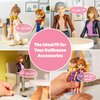 Dollhouse People, Bendable Dollhouse Family Set – 9 Poseable Figures Including Grandpa, Grandma, Mom, Dad, Sister, Brother, Cousins, and a Baby Girl – Perfect for Dollhouse Play and Imaginative Fun