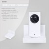 BRAINWAVZ Screwless 4" Universal Shelf for Cloud Security Camera, Baby Monitor, Small Speakers, Electronics & More, No Tools, VHB Tape Strong Adheasive, Easy to Install (White)