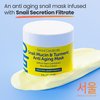 SeoulCeuticals Korean Face Mask Skin Care - Snail Mucin Turmeric Mask for Face – Cruelty Free K Beauty Anti Aging Face Mask for Healthy, Youthful Glow 2oz