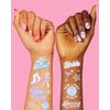 xo, Fetti Last Disco Temporary Tattoos - 48 Foil Styles | Bachelorette Party Decoration, Bridesmaid Favor Bride to Be Gift + Bridal Shower Supplies