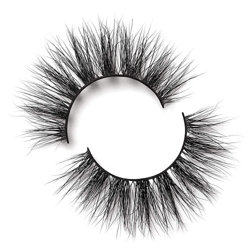 Lilly Lashes Miami Lite - Natural Looking Lashes Mink | Mink Lashes | False Eyelashes | Fluffy Lashes | Strip Lashes | Round Shaped and Fluttery | Fake Eyelashes 15mm length, Reusable Up to 15 Wears
