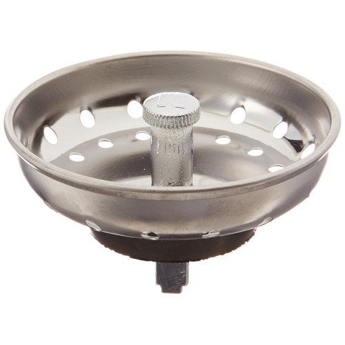 Plumb Pak K22022 Replacement Fixed Post Strainer Basket, Stainless Steel, 3-1/2 In.