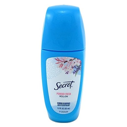 Secret Deodorant Powder Fresh 1.8 Ounce Roll-On (53ml) (Pack of 6)