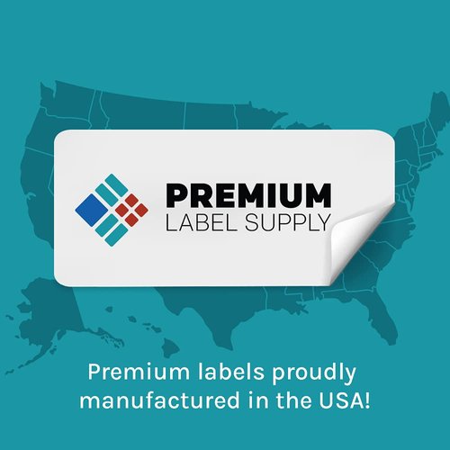 Premium Label Supply White Sticker Return Address Labels – 1.75” x .5" – Laser/Inkjet Compatible – (80 Labels/Sheet), 25 Sheets – 2000 Total Adhesive Labels