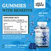 Wild & Organic L Glutathione Gummies - Reduced Glutathione 500mg for Antioxidant Support - L-Glutathione for Liver Cleanse Detox - Non-GMO L Glutathione Supplement - 60 Liver Detox Gummies w/Pectin