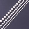 Jerler Pearl Garland 11 Yards/33Feet Artificial Pearl Bead Chain Trim Strands Roll, Ideal for DIY Crafts, Christmas, Wedding, Bouquet and Party Decoration (10mm-Ivory)