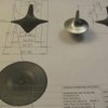 2Pcs Silver Accurate Spinning Top,Forever Spin,Portable Precision Metal Spinner Top Premium Exquisite Perfect Balance Desktop Gyro Toys Vintage Totem Zinc Alloy Toy Desk Little Fidget Toy and Games