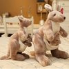 Ruzucoda Plush Kangaroo Stuffed Animals Toys Dolls Gifts for Kids Boys Girls 11 Inches