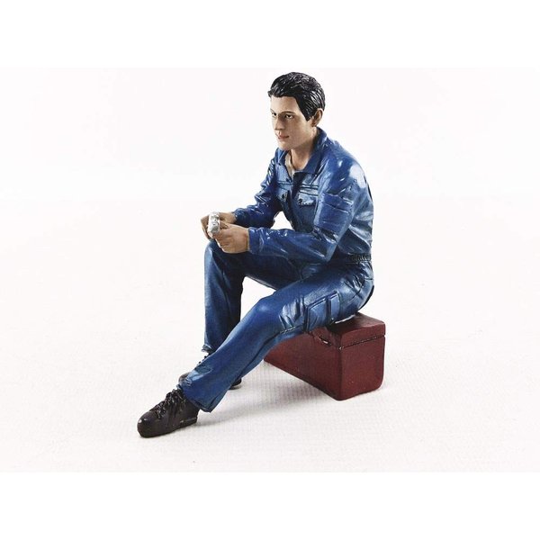 American Diorama 38371 Collectible Miniature Car Blue