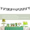TC.ES Two Fast Happy Birthday Banner, Second Birthday Decorations Boy Race Car Themed Party Decorations