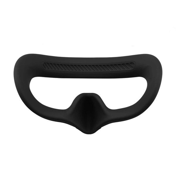 HeiyRC Silicone Eye Pad for DJI AVATA Goggles 2 Face Cushion Cover Sweat-Proof Non-Slip Washable Face Padding Accessories(Black)