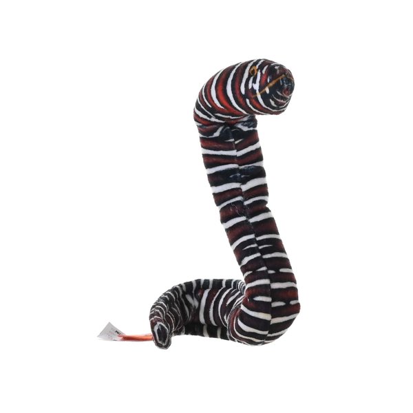 Wild Republic Coilkins Moray EEL Zebra, Stuffed Animal, 12 Inches, Plush Toy, Fill is Spun Recycled Water Bottles