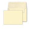 50 Blank Cream Natural 5" x 7" Note Cards & Envelopes – Heavyweight Off-White Flat Cards for Invitations, Greetings, Postcards, Announcements (NOT A Fold Over Card) – Thick, Durable, Archival Safe