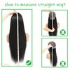 ONETIDE 28inch Straight Lace Front Wigs Human Hair Pre Plucked With Baby Hair 13x4 HD Lace Frontal Wigs Human Hair Natural Hairline Brazilian Wigs for Women