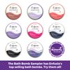 Enfusia Gift Set: 8PCS Individually Wrapped Bath Bombs - Handmade Bath Bomb for Better Sleep and Relaxation - For Women, Girls, Moms, Wives, and Couples - Perfect for Bridal Showers and Wedding Favors