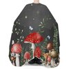 Moon Mushroom Barber Cape - Salon Hair Cutting Cape for Women, Men, Kids, Adults, Haircut Cape with Adjustable Elastic Neckline Hairdressing Stylist Cape Gown Accessories Star Eucalyptus Leaves Flower