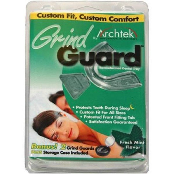 Archtek Inc Archtek Grind Guard Dental Tray With Storage Case, Mint Flavor - 2 Ea, 2count