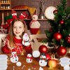 Christmas Crafts Snowman for Kids 12 Pack Build a Snowman Craft Kit Modeling Clay Snowman Playdough DIY Making Toys Favors for Kids