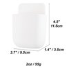 kulusion 3 Pcs Remote Control Holder, Wall Mount Pen Holder Hole-Free Self Adhesive Phone Charging Organizer Pencil Storage Containers for Home Office School Supply Orgaizer ​(White