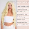 Colorful Queen 613 Blonde Wig 26 Inch Long Wavy Blonde Wigs for Women Curly Wavy Wig Middle Part Synthetic Lace Wigs for Daily Party Use Cosplay Wigs