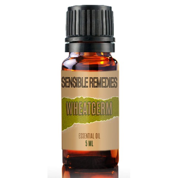 Sensible Remedies Wheatgerm Oil 100% Pure and Natural Distilled 5 mL (0.167 fl oz)