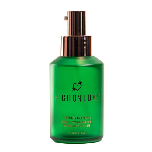 HIGHONLOVE Firming Body Oil - Skin Tightening Oil for Neck and Body - Hydrating Anti Wrinkle Firming Serum for Loose Skin & Cellulite - 100% Natural & Vegan (100 ml)