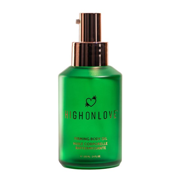 HIGHONLOVE Firming Body Oil - Skin Tightening Oil for Neck and Body - Hydrating Anti Wrinkle Firming Serum for Loose Skin & Cellulite - 100% Natural & Vegan (100 ml)