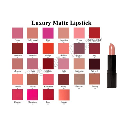 Beauty Deals Luxury Matte Lipstick Luxurious Hydrated Creamy Lipstick (Kate)