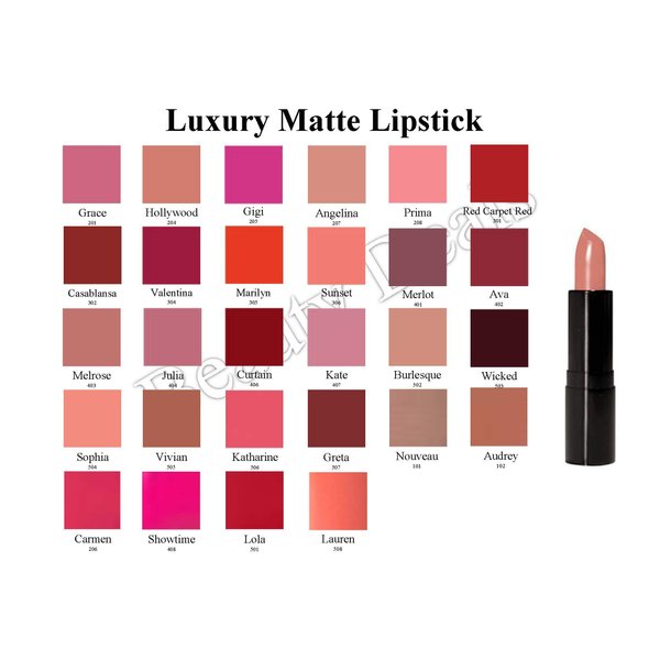 Beauty Deals Luxury Matte Lipstick Luxurious Hydrated Creamy Lipstick (Kate)
