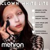 Mehron Makeup Clown White Lite | Professional Face Paint & Body Paint | White Cream Makeup, White Face Paint Makeup for Clown Makeup, Stage, Film, Cosplay, Mime, & Halloween 2 oz (56g)