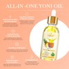 Yoni Oil & Yoni Soap Bar for Women - 2 FL OZ Pineapple Coconut Fresh Feminine Care Oil & 5.29 oz Handcraft Feminine Wash Yoni Bar, Remove Odor, Hydration, Restores pH Balance.Pure Natural (Pineapple)