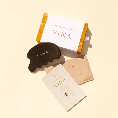 YINA - Bian Stone Gua Sha For Face + Body | Sustainable, Cruelty-Free, Clean Skincare