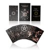 WJPC Rose Gold Foil Tarot Card Decks Set with Guidebook&Gift Box for Beginner& Expert. Fortune Telling Game Cards for Tarot Decks.