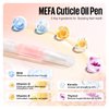 MEFA Nail Drill, 16 PCS Kit Electric Nail Drill with Nail Drill Bits & Cuticle Oil Pen, Portable Electric Nail File Professional, 20000RPM Manicure Pedicure Nail Set Efile Nail Drill for Home Salon