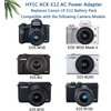 HY1C ACK-E12 AC Power Adapter DR-E12 DC Coupler LP-E12 Dummy Battery Kit for Canon EOS M50, EOS M50 Mark II, EOS M200 M100 Cameras