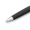 Kaweco STUDENT Ball Pen Black I Retractable Ballpoint Pen in Classic Design with Standard D1 Refills I Resin Ball Pen 13cm in Black with Silver Details