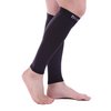 Doc Miller Calf Compression Sleeve Men and Women - 15-20mmHg Shin Splint Compression Sleeve Recover Varicose Veins, Torn Calf and Pain Relief - 1 Pair Calf Sleeves Black Color - Medium Size