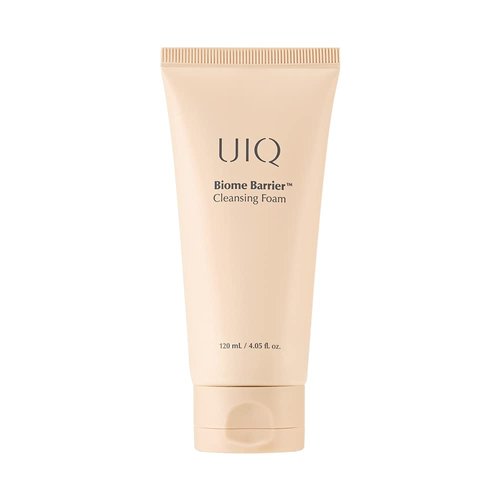 UIQ Biome Barrier™ Cleansing Foam 4.05 fl.oz | Korean skincare - pH balancing foam cleanser with hypoallergenic formula - Gel cream type of moisturizing cleanser