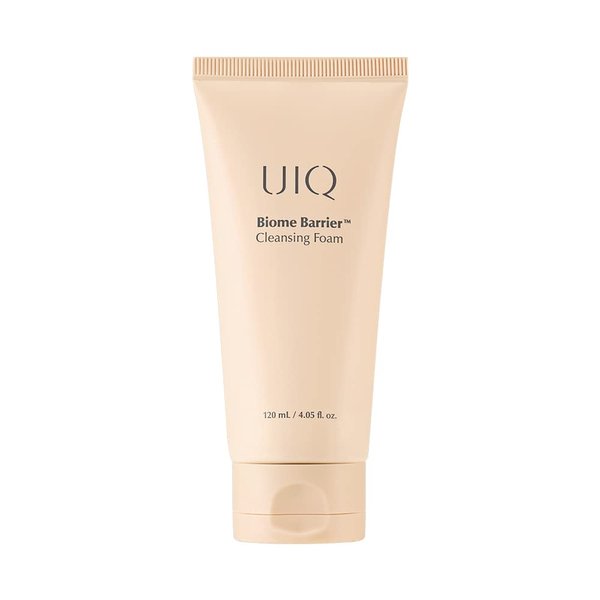 UIQ Biome Barrier™ Cleansing Foam 4.05 fl.oz | Korean skincare - pH balancing foam cleanser with hypoallergenic formula - Gel cream type of moisturizing cleanser