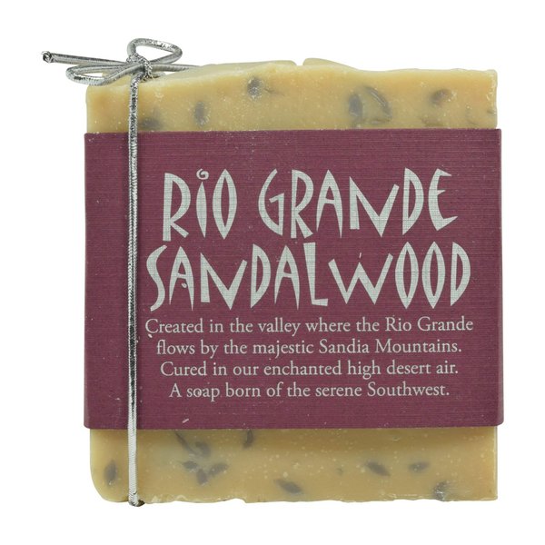 Sandia Soap, Soap Bar Rio Grande Sandalwood, 5.5 Ounce