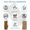 Bee The Light SimpleMan Soap Bar (Cedar Citrus) - Men’s soap with Organic & Fair Trade Essential Oils - All Natural, Handmade Man Bath Soap Bars-Pack of Six 2.5 Ounce bars(15 Ounces Total)