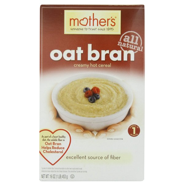 Mothers Cereal Hot Oat Bran, 16 oz