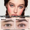 AWCCXMYM 2Pcs Iron Wand Mascara Metal Mascara Natural Volume Curling Lengthen Lasting Waterproof Mascara for Fuller Shining Lashes #Black