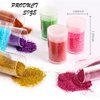 Extra Fine Glitter, Set of 36 Colors Nail Arts Cosmetic Glitter, Resin Crafts Loose Glitter Powder Shaker for Face Body Hair Eye Lip Gloss Makeup, Slime and Tumbler Making